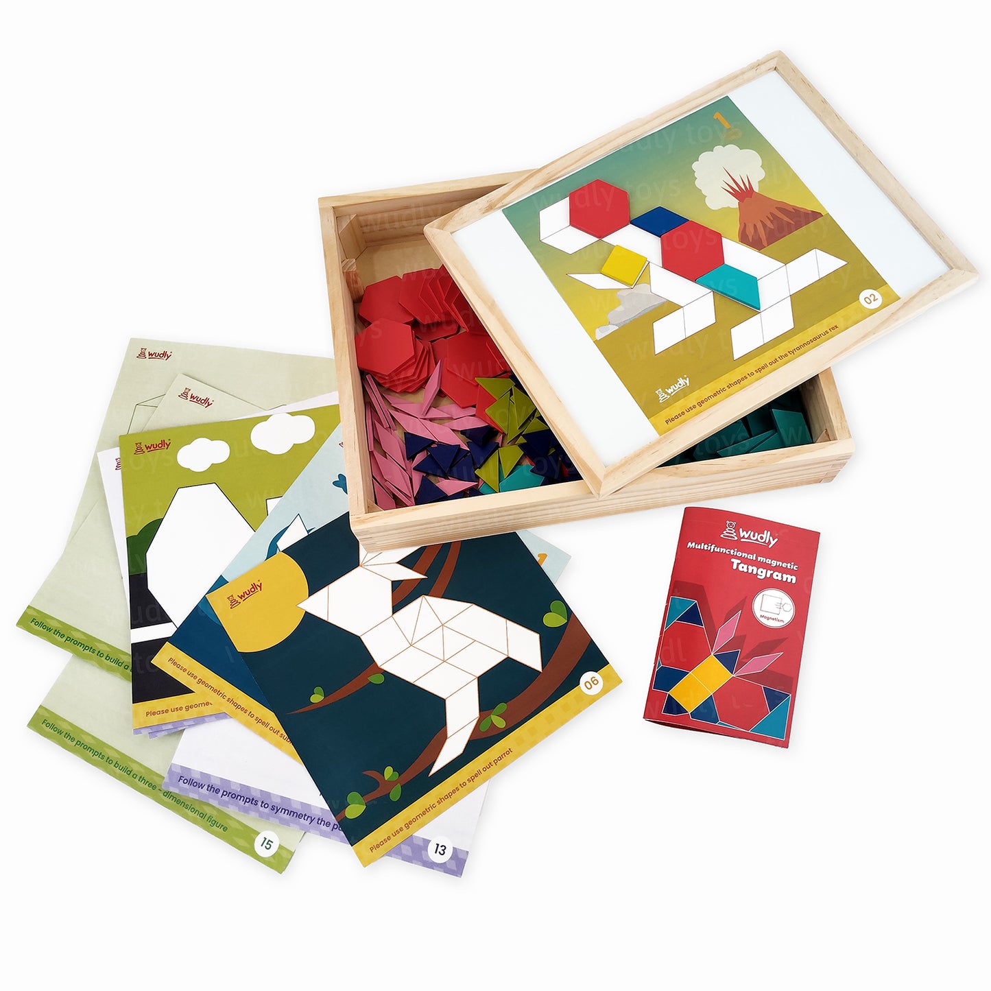Wudly 3D Magnetic Tangram Puzzle