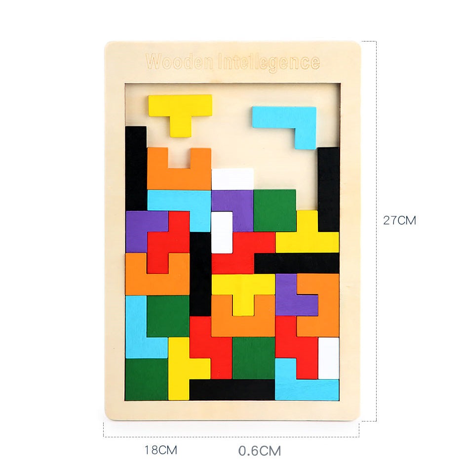 Wudly Basic Russian Block Puzzle 10mm