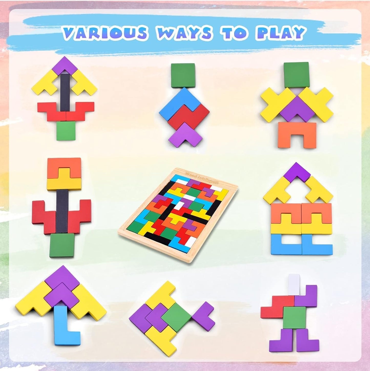 Wudly Basic Russian Block Puzzle 7mm