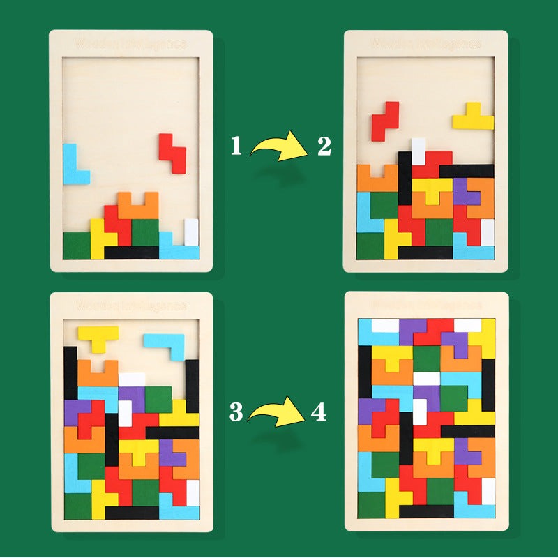 Wudly Basic Russian Block Puzzle 10mm
