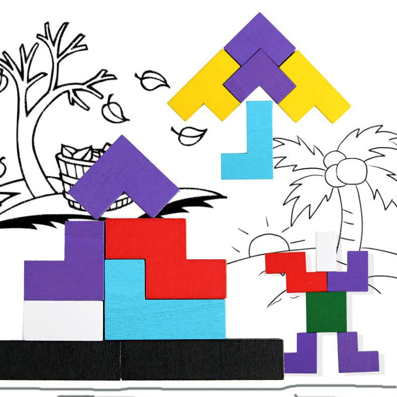 Wudly Basic Russian Block Puzzle 10mm