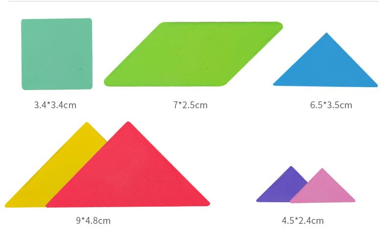 WUDLY Toys Tangram Brain Booster Puzzle