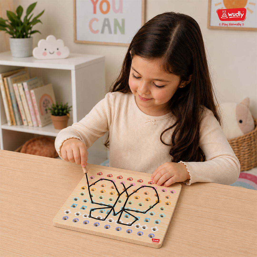 Wudly Wooden Joyboard Educational Toy for Kids