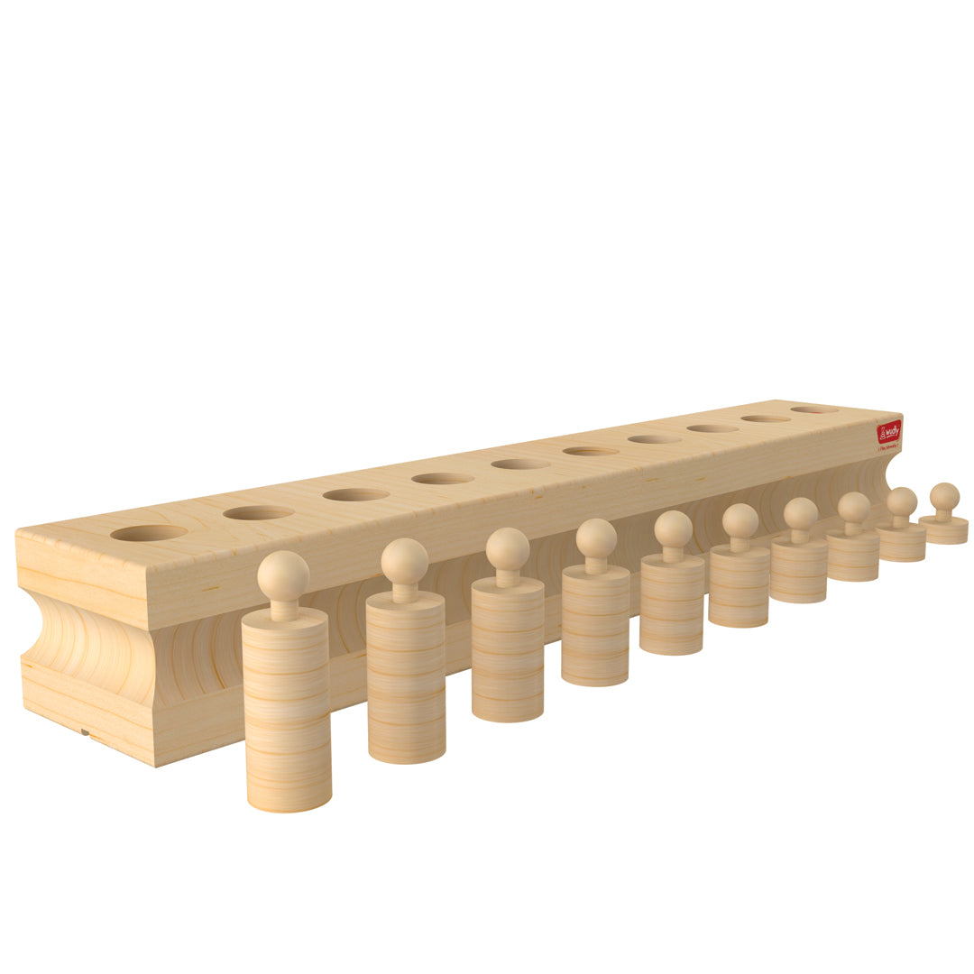 Wudly Wooden Cylinder Block - A