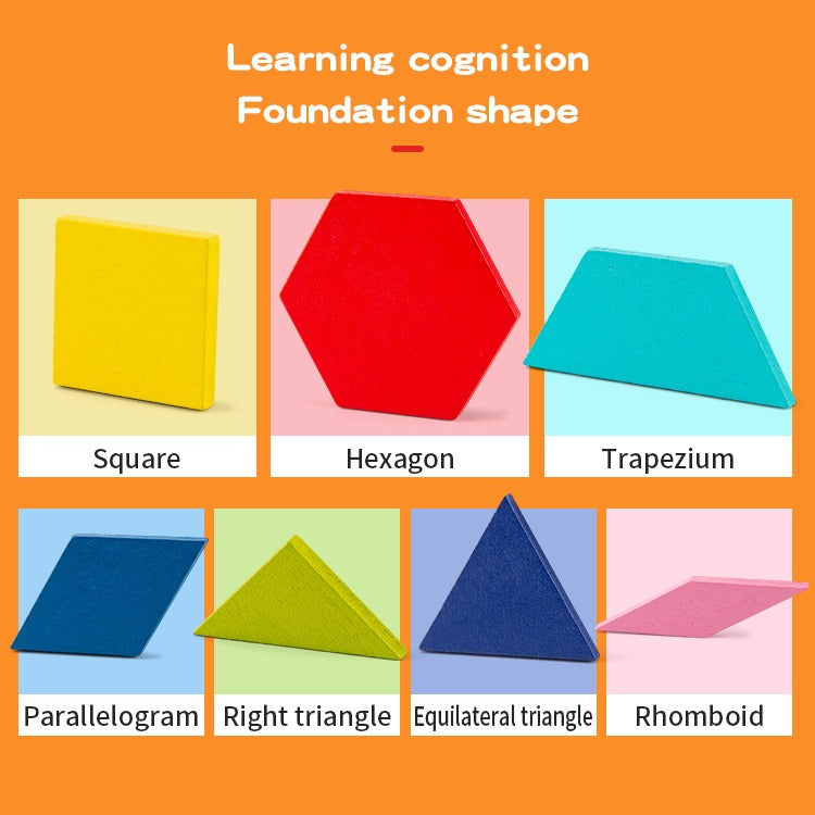 Wudly 3D Magnetic Tangram Puzzle