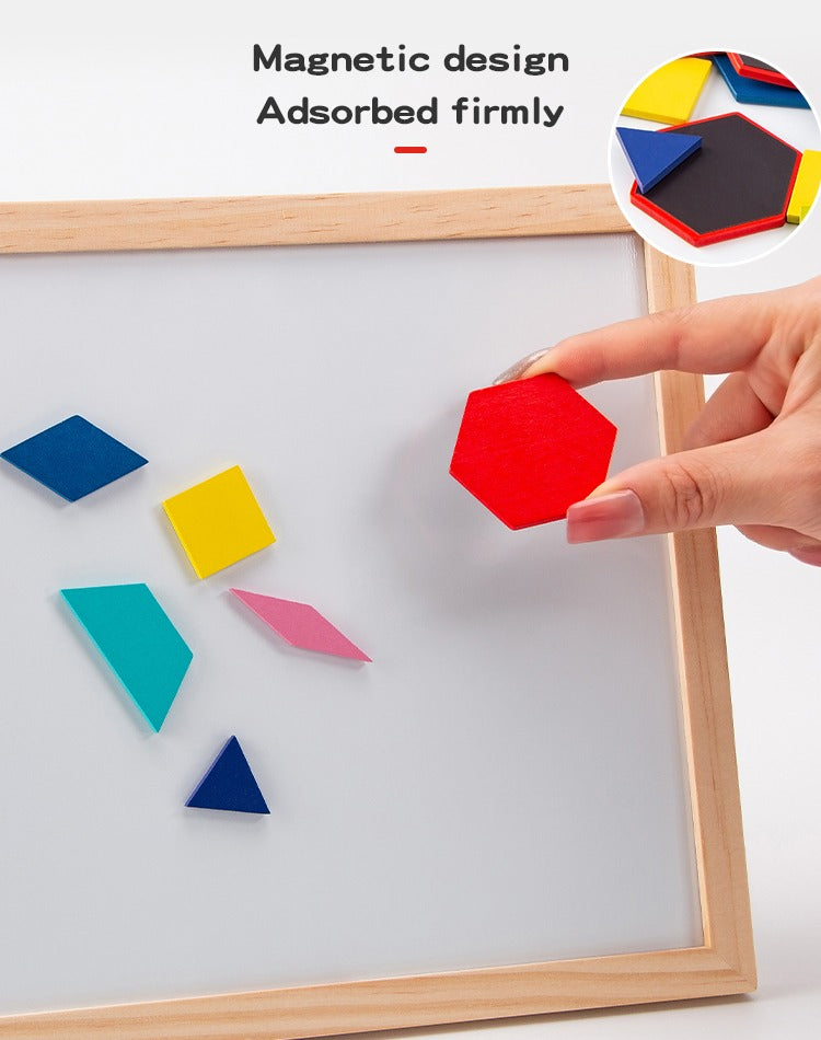 Wudly 3D Magnetic Tangram Puzzle