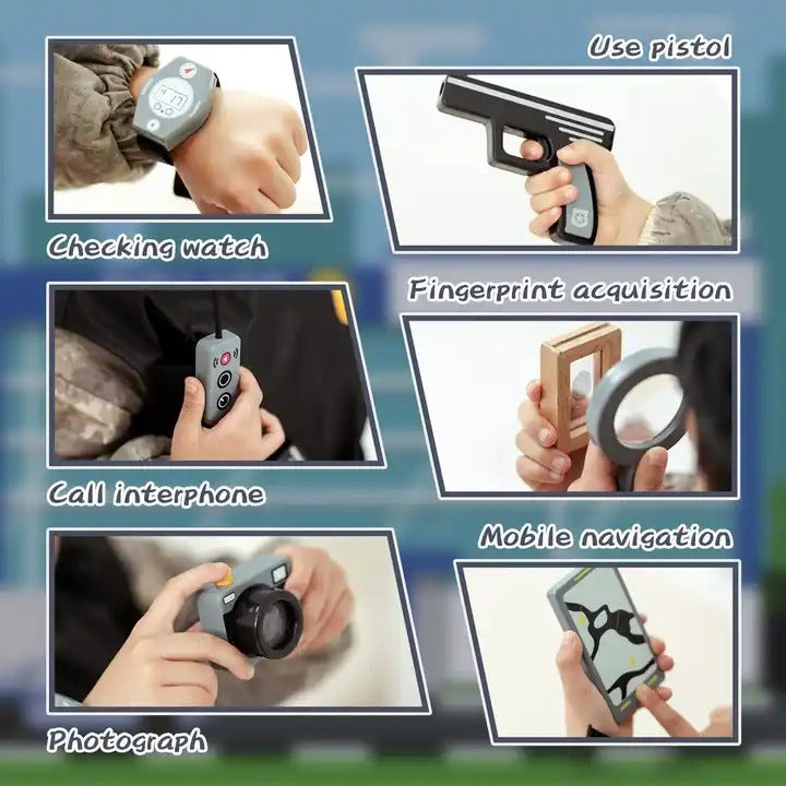 Wudly Police Play Set