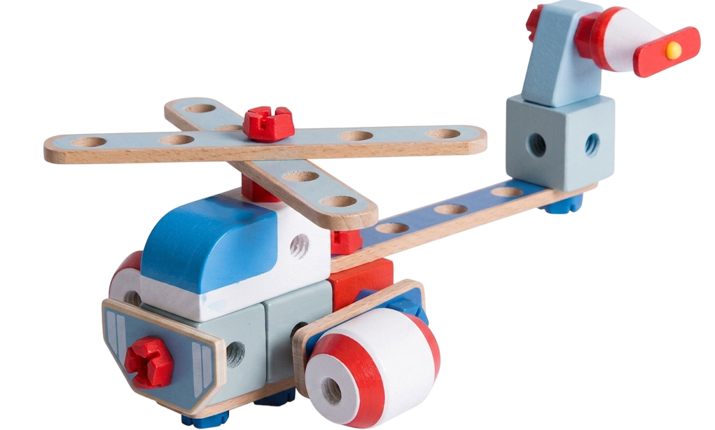 Wudly Wooden Helicopter