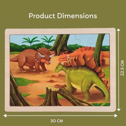 Wudly Wooden Layered Puzzle for Kids – Interactive Early Learning Educational Puzzle Toy (Multiple Themes)