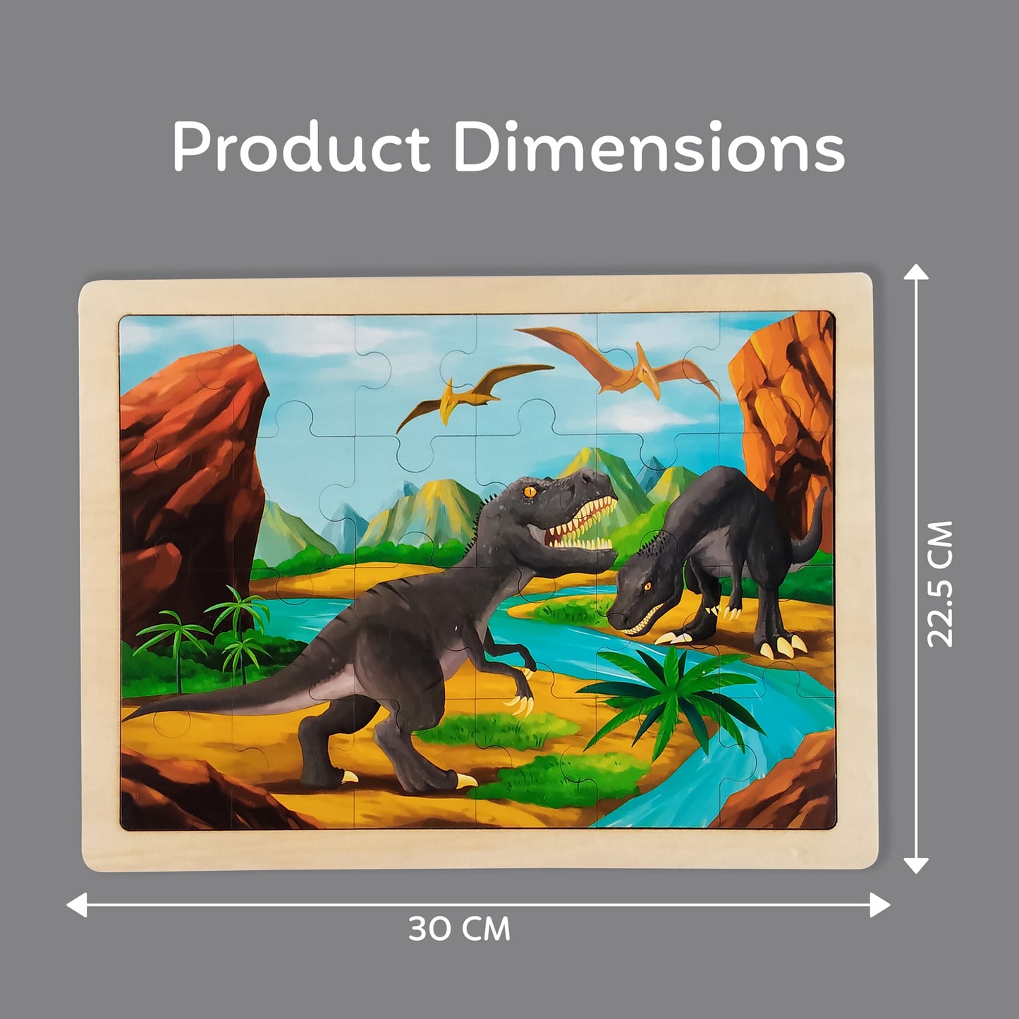 Wudly Wooden Layered Puzzle for Kids – Interactive Early Learning Educational Puzzle Toy (Multiple Themes)