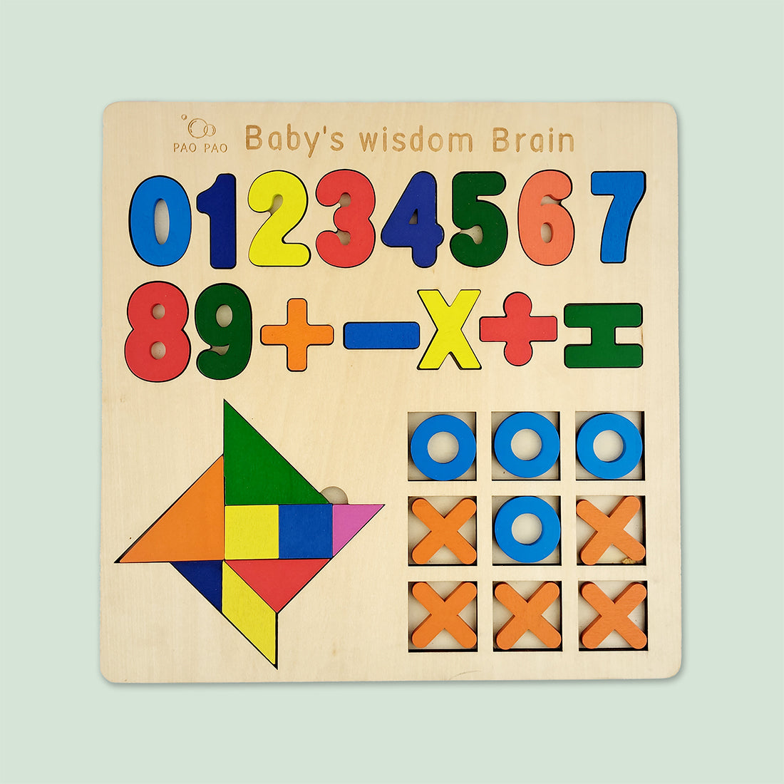 Wudly Wooden Alphabet, Number & Shape Learning Puzzle for Kids – Early Educational Toy (Multiple Variations)