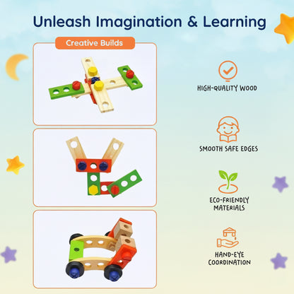 Wudly Wooden Tool Box