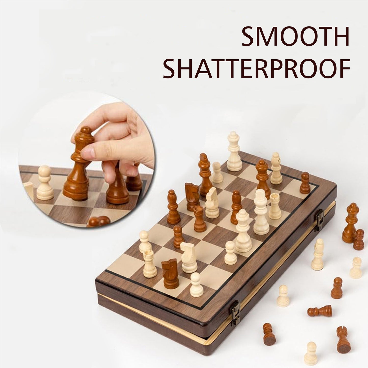 Wudly - Wooden Small Chess