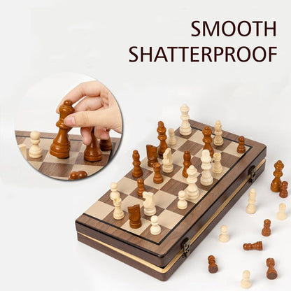 Wudly - Wooden Small Chess