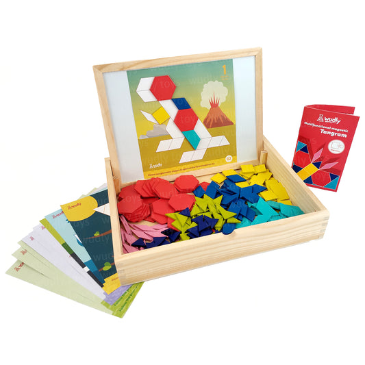 Wudly 3D Magnetic Tangram Puzzle