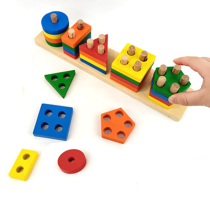 WUDLY Wooden Shape Sorter