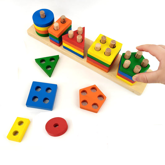 WUDLY Wooden Shape Sorter