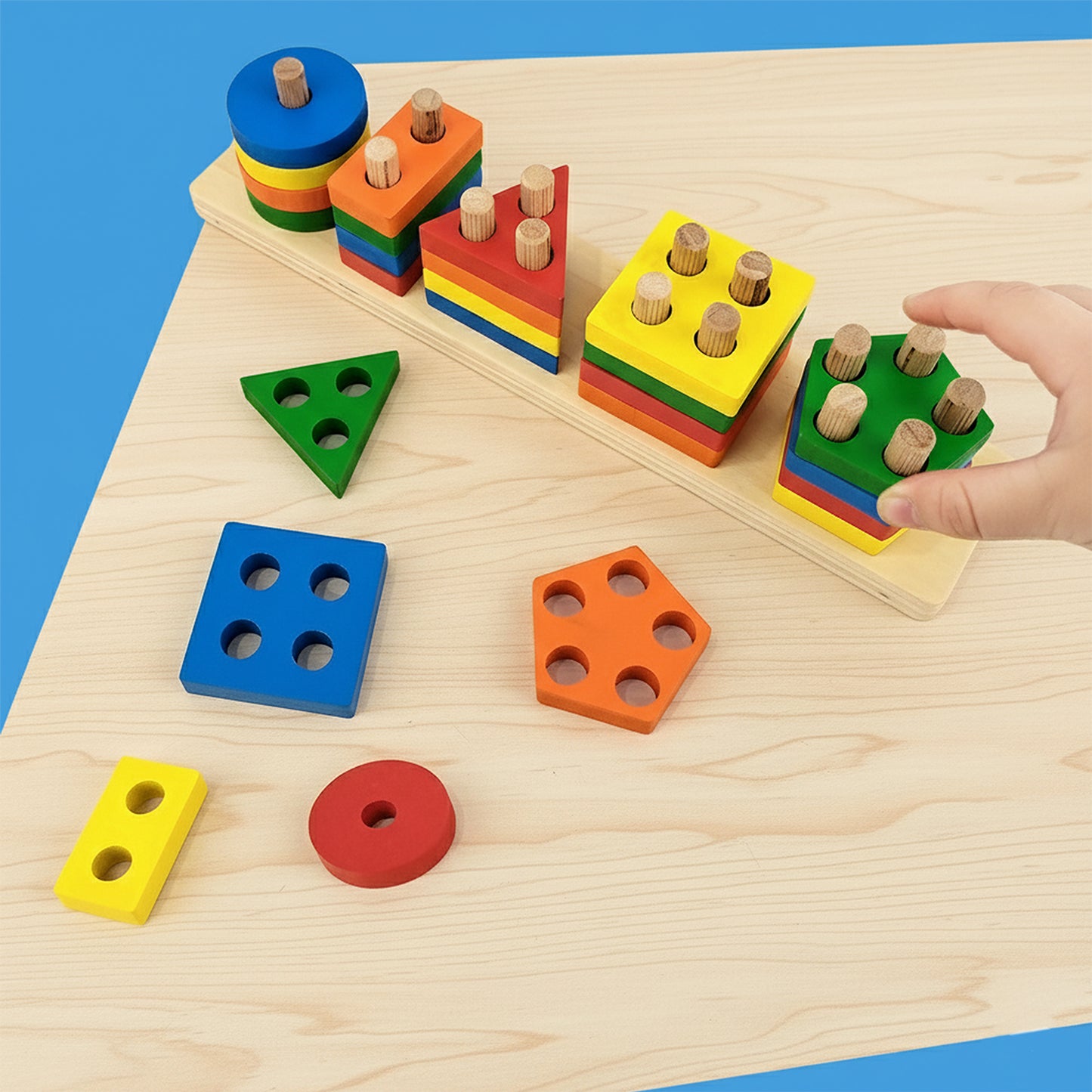 WUDLY Wooden Shape Sorter
