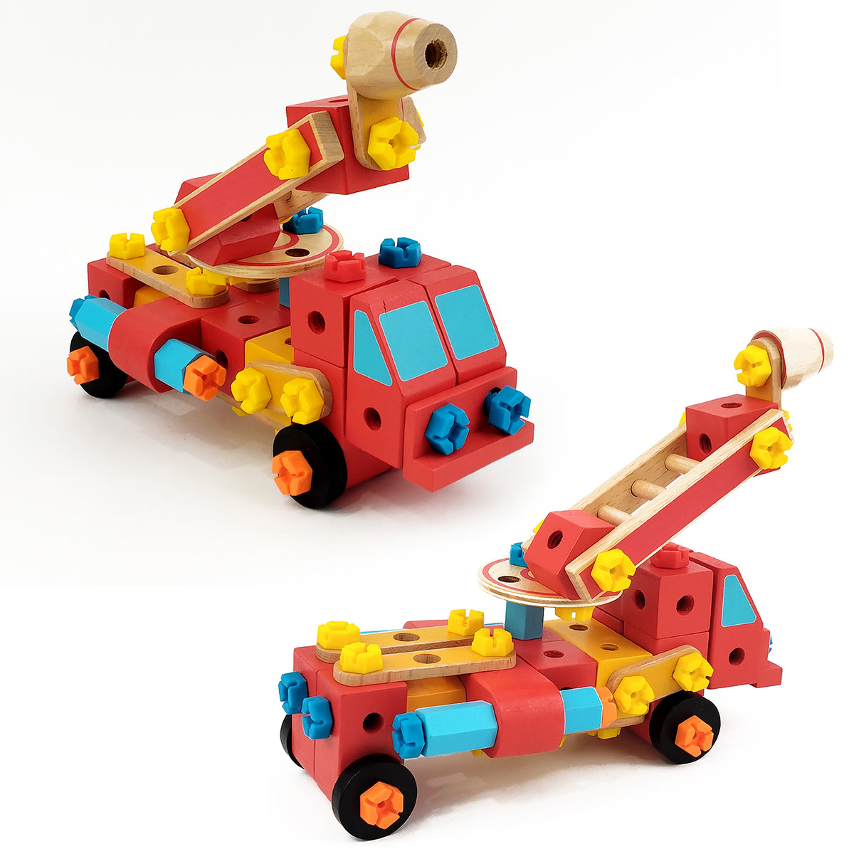 Wudly Wooden Fire Fighting Truck