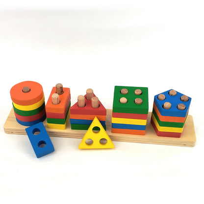 WUDLY Wooden Shape Sorter
