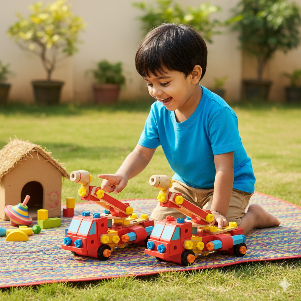 Wudly Toys Fire Fighting Truck