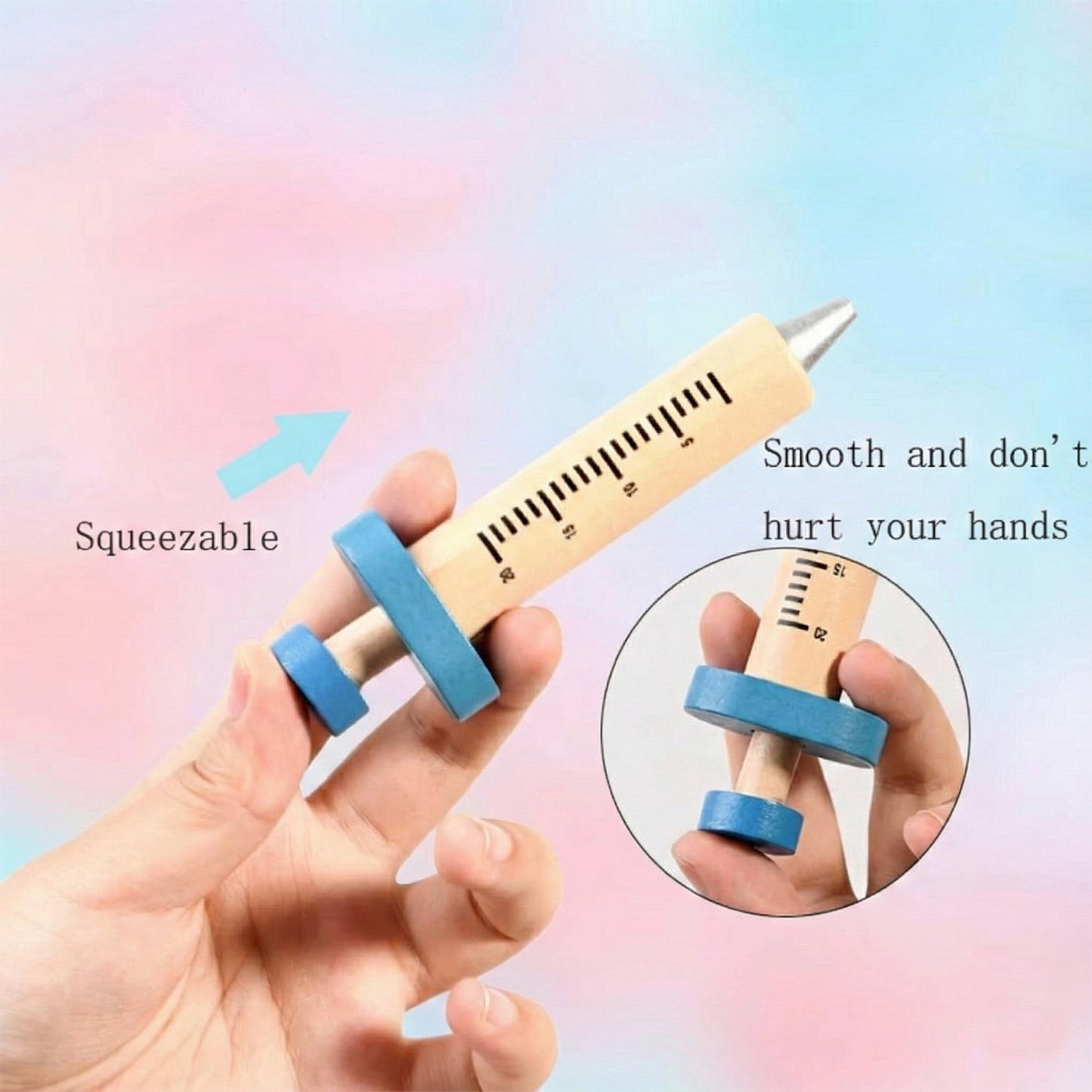 WUDLY Wooden Doctor Set for Kids, Pretend Play Doctor Kit for Boys & Girls, Best Birthday Gift for Kids