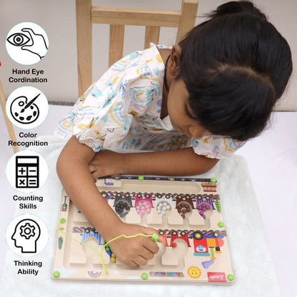 Wudly Magnetic Train Maze