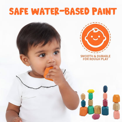 Wudly Wooden Balancing Stone