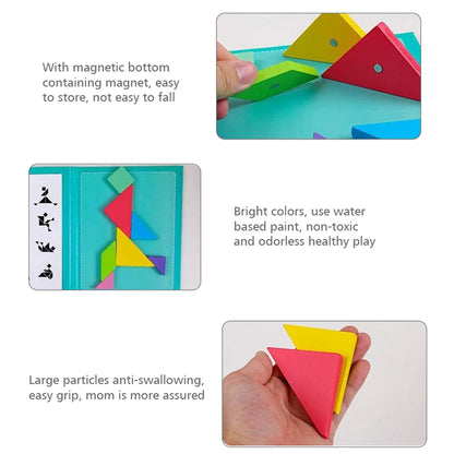 WUDLY Toys Tangram Brain Booster Puzzle