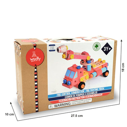 Wudly Wooden Fire Fighting Truck