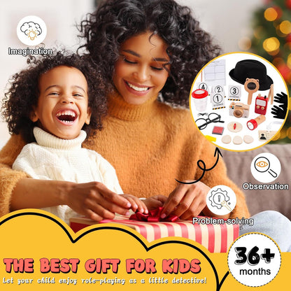 Wudly Wooden Detective Role Play Set