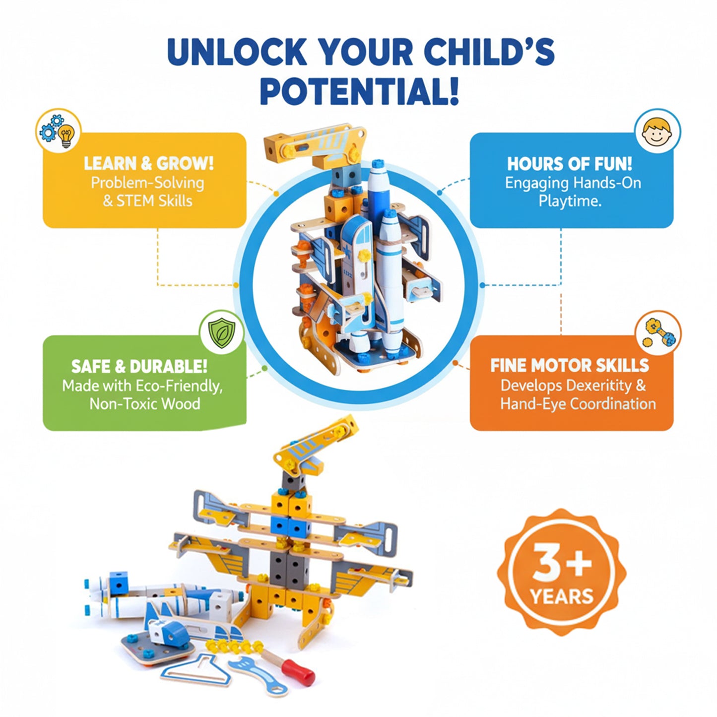 Wudly Toys Space Shuttle Launch Pad