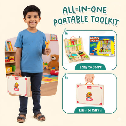 Wudly Wooden Tool Box