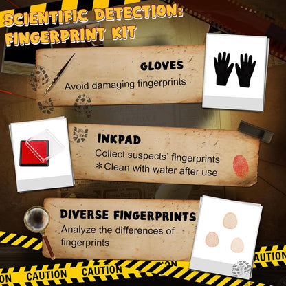 Wudly Wooden Detective Role Play Set