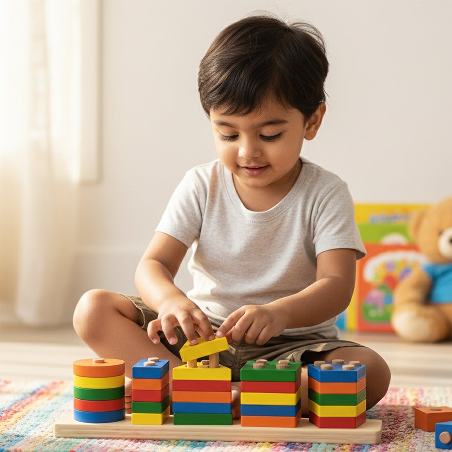 WUDLY Wooden Shape Sorter