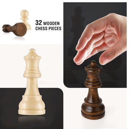 Wudly - Wooden Small Chess