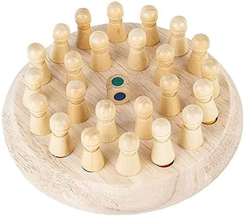 Wudly Wooden Memory Chess