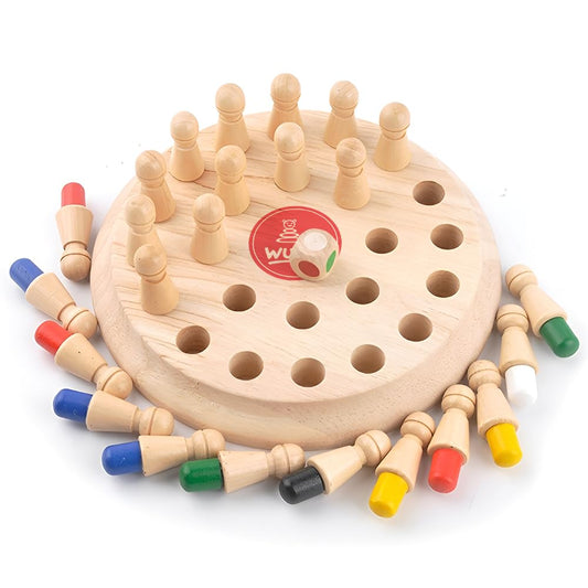 Wudly Wooden Memory Chess