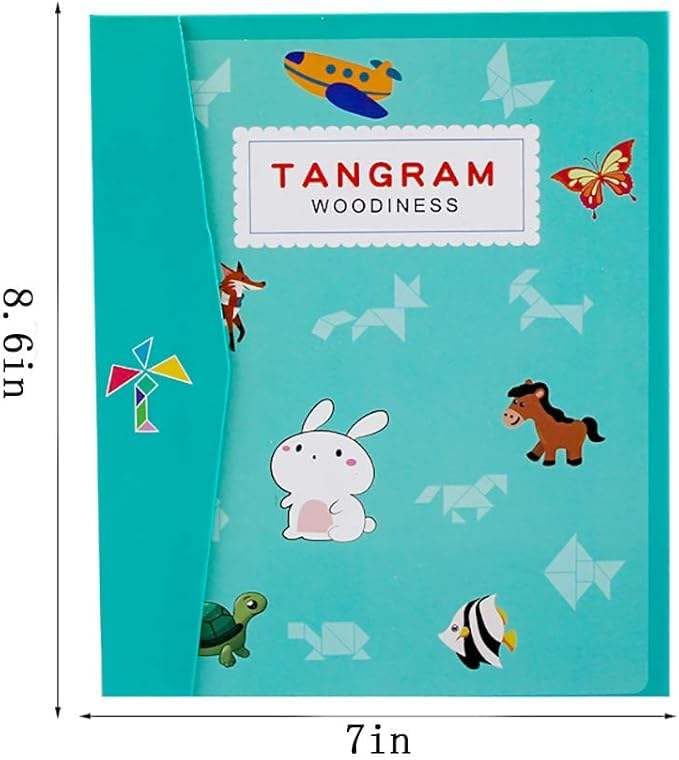 WUDLY Toys Tangram Brain Booster Puzzle