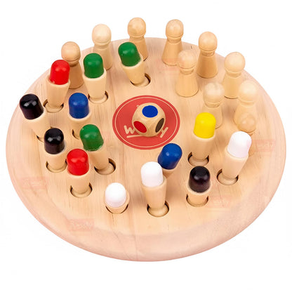 Wudly Wooden Memory Chess