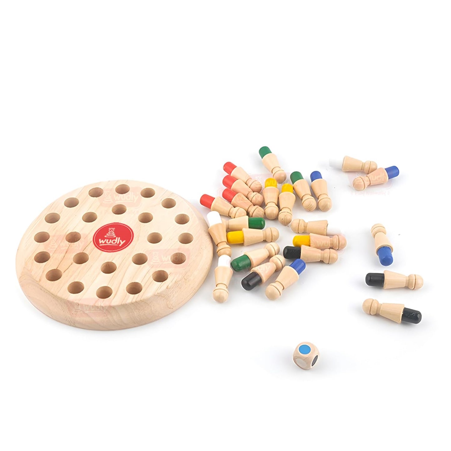Wudly Wooden Memory Chess