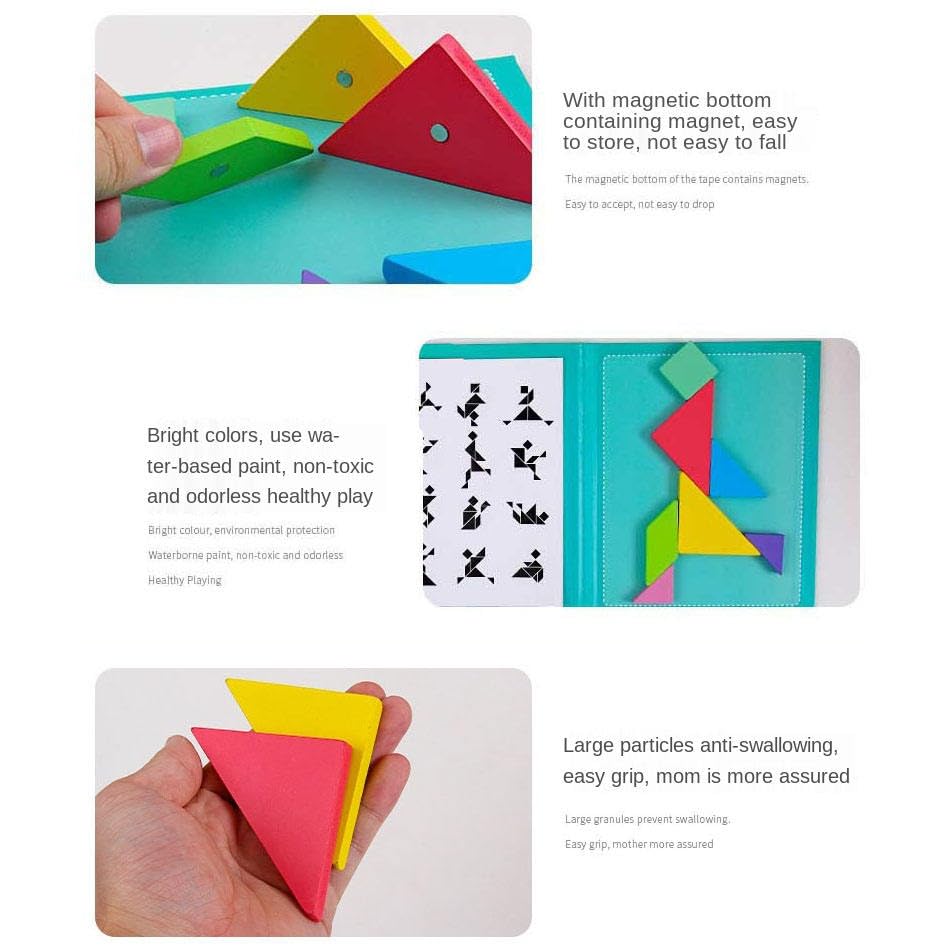 WUDLY Toys Tangram Brain Booster Puzzle