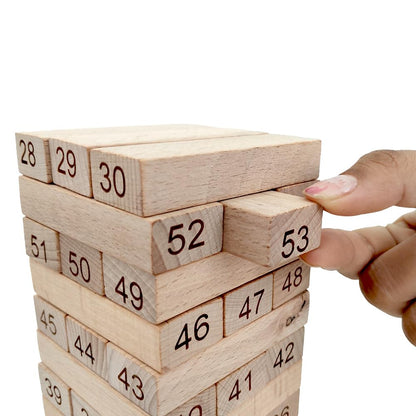 WUDLY Wooden Number Stacking Tower