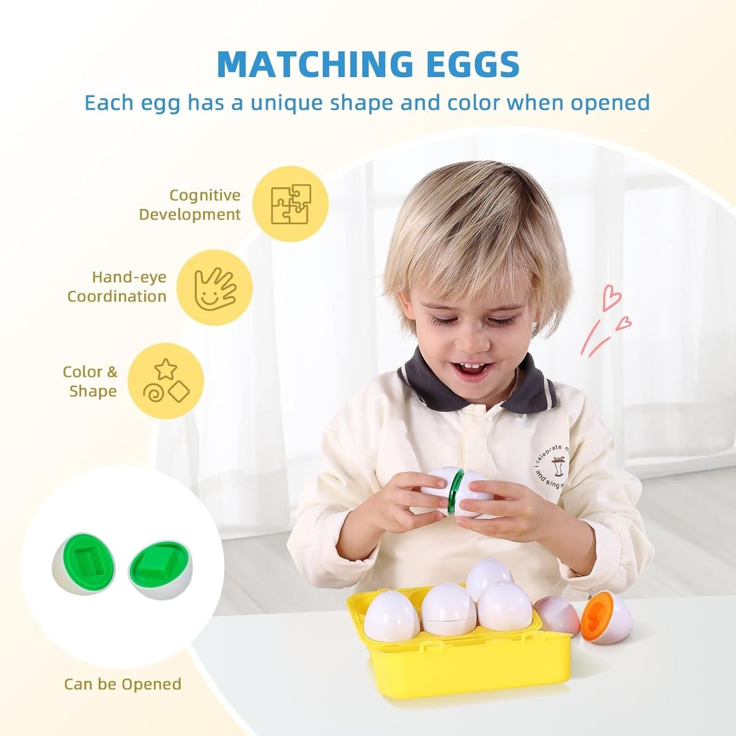Wudly Montessori Learning Wooden Baby Toys,25-30 Months