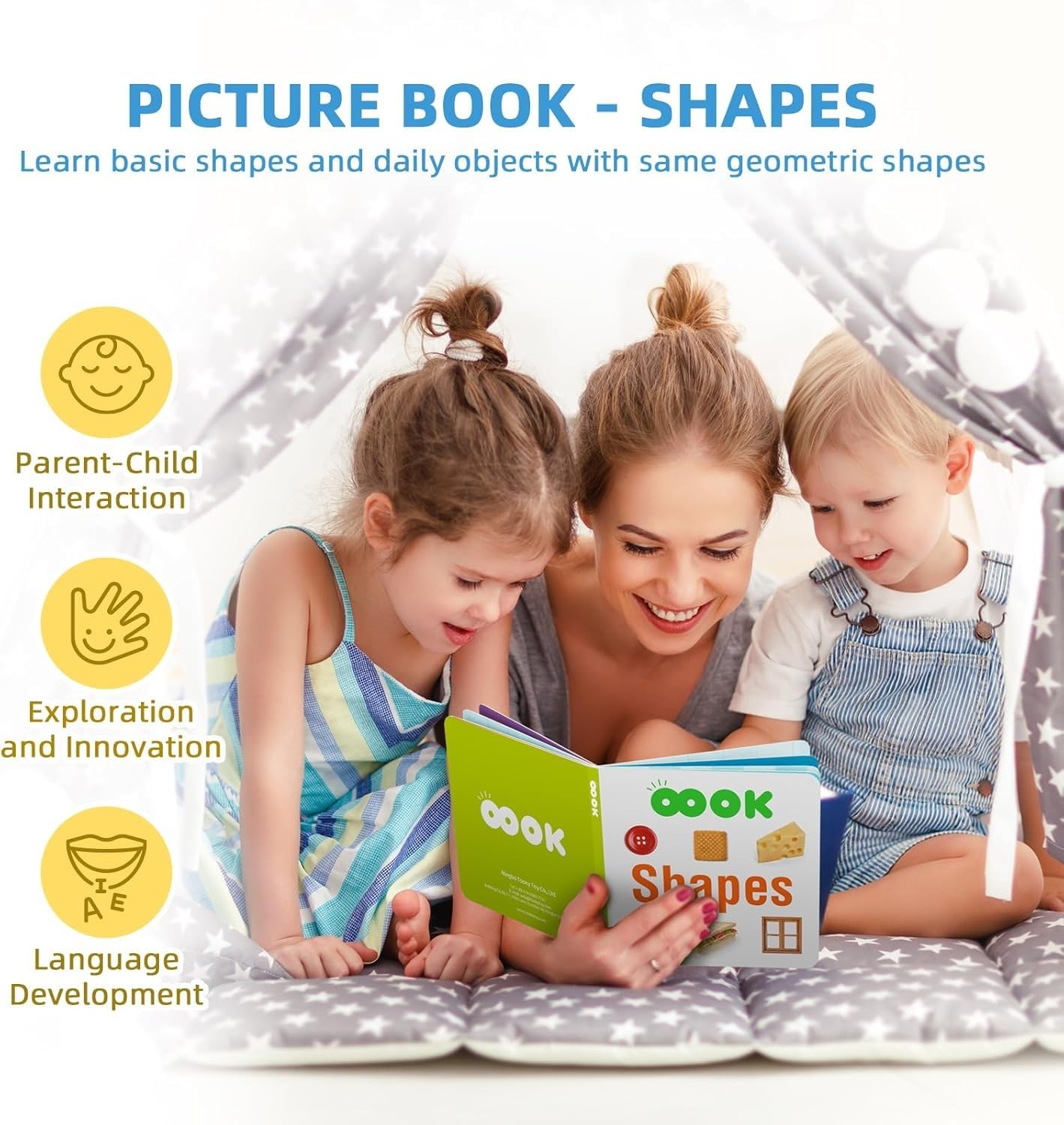 WUDLY Montessori Learning Wooden Baby Toys,22-24 Months