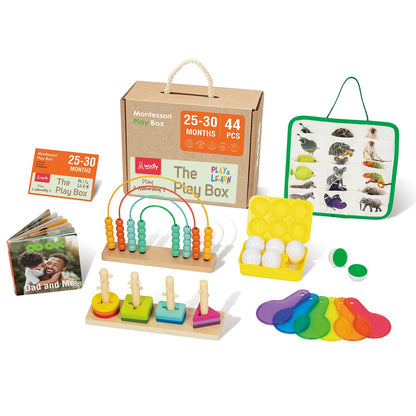 Wudly Montessori Learning Wooden Baby Toys,25-30 Months