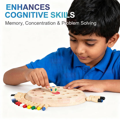 Wudly Wooden Memory Chess