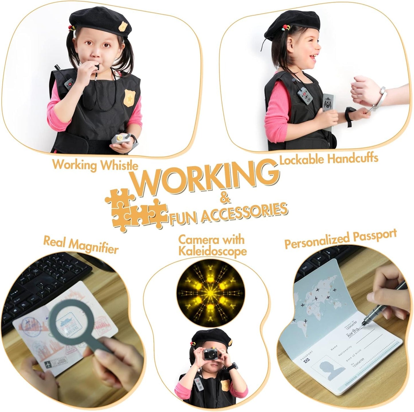 Wudly Police Play Set