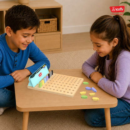 Wudly  Wooden CrackCode  Educational Toy for Kids
