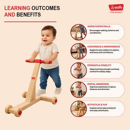 Wudly  Wooden Step Bloom For kids